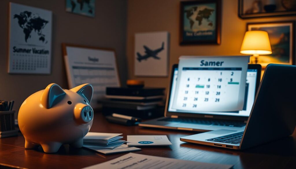 saving money for vacation